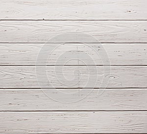 White Rustic Wooden Planks Wall Texture Background