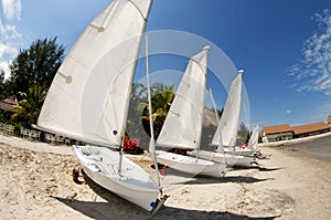 White Sailboat