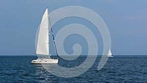 White Sailboat