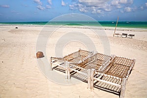 White sand beach