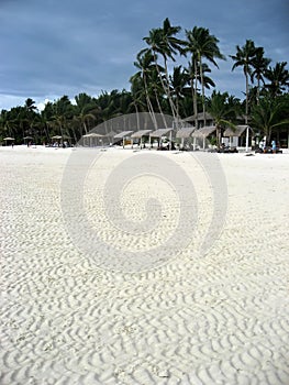 White sand beach boracay island philippines