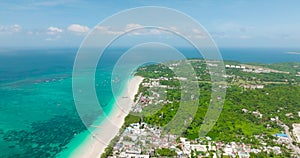 White Sand Beach in Boracay, Philippines.
