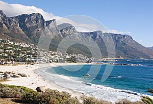 White Sand Beach in Cape Town, South Africa.