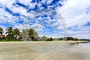 White sand beach Doc Let, nha trang, Vietnam