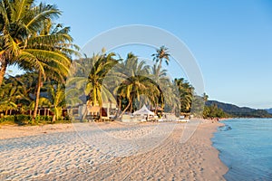 White sand beach in Koh Chang photo