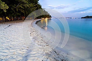 White Sand Beach at Manukan Island Kota Kinabalu Sabah