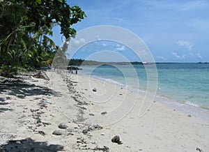 White Sand Beach in Santa Fe Bantayan Island Cebu Philippines Photo photo