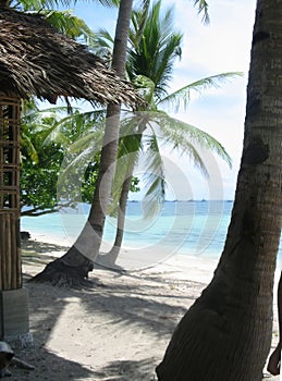 White Sand Beach in Santa Fe Bantayan Island Cebu Philippines Photo photo