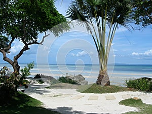White Sand Beach in Santa Fe Bantayan Island Cebu Philippines Photo photo