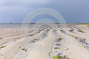 White Sand Beach Seascape Oceanscapes Nature Water of Indian Ocean In Malindi Kilifi County Coastal region Kenya East Africa