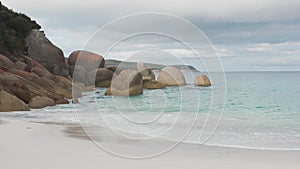 White sand beach in the Wilsons Promontory national park