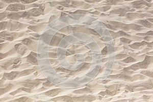 White sand in the desert as an abstract background. Texture