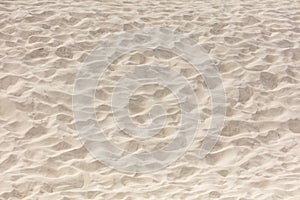 White sand in the desert as an abstract background. Texture