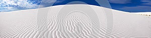 White Sand Dune Panorama photo