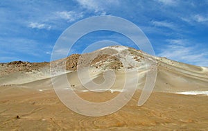 White sand dunes in Atacama