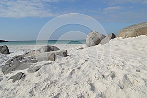 White sand dunes in the Florida Panhandle