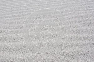 White sand dunes at White Sands National Monument