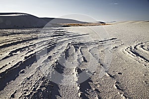 White Sand Dunes at White Sands National Monument, New M