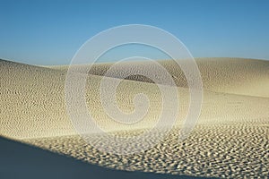 White Sand Dunes at White Sands National Monument, New Mexico, USA