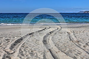 White-sand Playa Conchal, Costa Rica photo