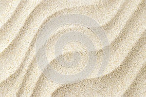 White sand texture background with wave pattern