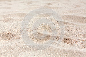 White sand texture background, wavy sandy pattern, sand grains backdrop, sand surface top view, desert dune, tropical sea beach