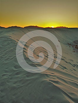 White Sands National Monument Sunset