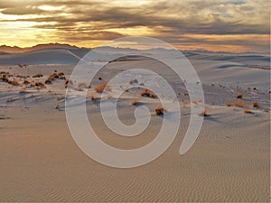 White Sands National Monument Sunset