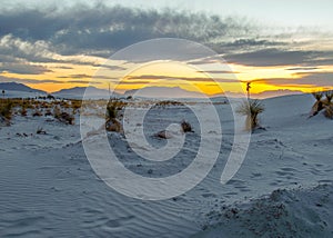 White Sands National Monument Sunset