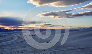 White Sands National Park Sunset