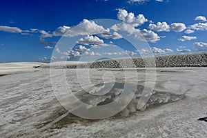 White Sands New Mexico Reflection