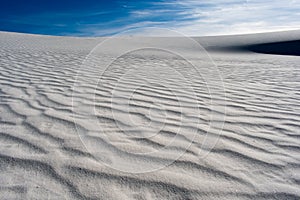 White Sands, Sand Dunes, Desert Nature and Landscape