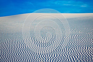 White Sands, Sand Dunes, Desert Nature and Landscape