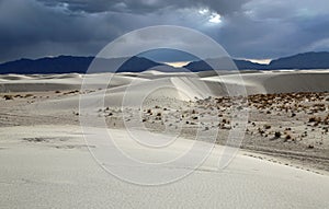 White sands scenery
