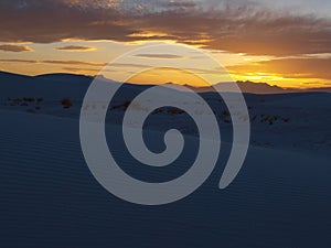 White Sands Sunset