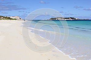 White sandy beach of Augusta, Western Australia photo