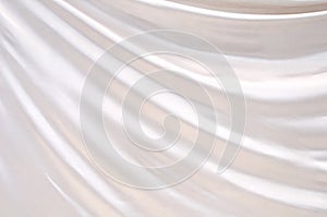 White satin textile