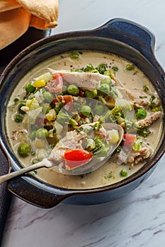 White Sauce Chicken Fricassee