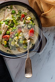 White Sauce Chicken Fricassee