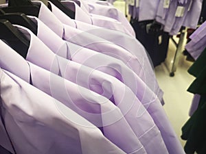 White school uniforms sold for the first semester