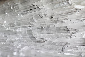 white scolecite crystals photo
