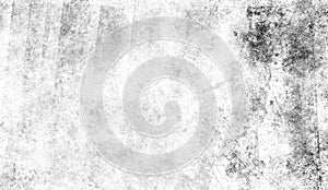 White scratched grunge background, old film effect for text