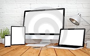 white screen multidevices