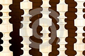 White sculpture wood