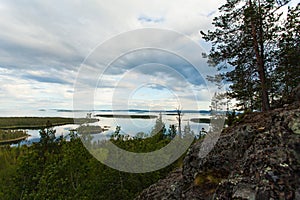 White sea, Luvenga, white polar night, russian nord