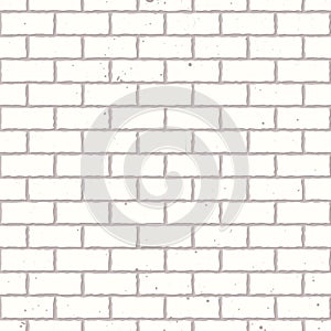 White seamless brick wall