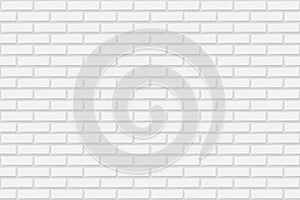 White seamless brick wall texture background