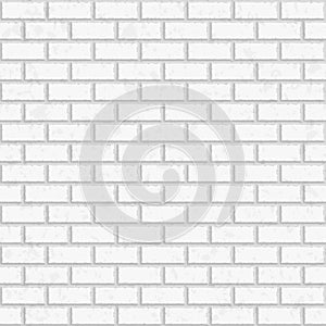 White seamless brick wall