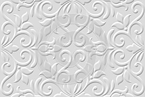 White seamless geometric texture.grey seamless