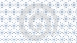 White Seamless Star Pattern Background Illustrator